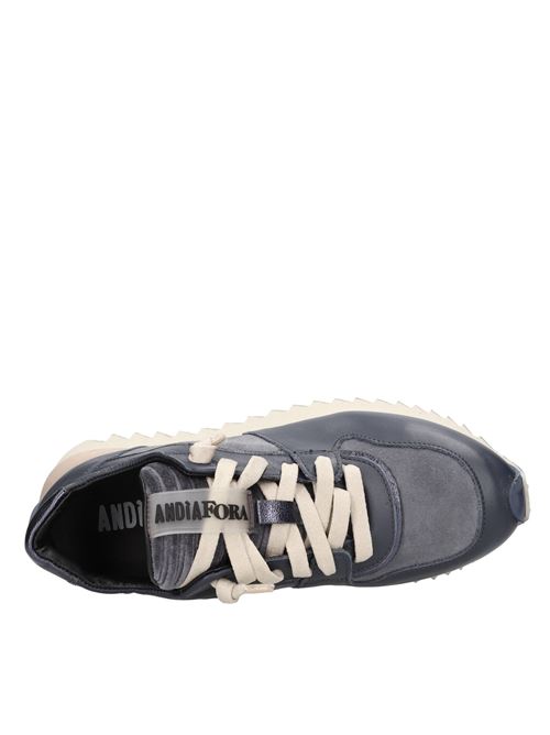 Sneakers in pelle e camoscio ANDIAFORA | RUFFLE BREAMERJEANS